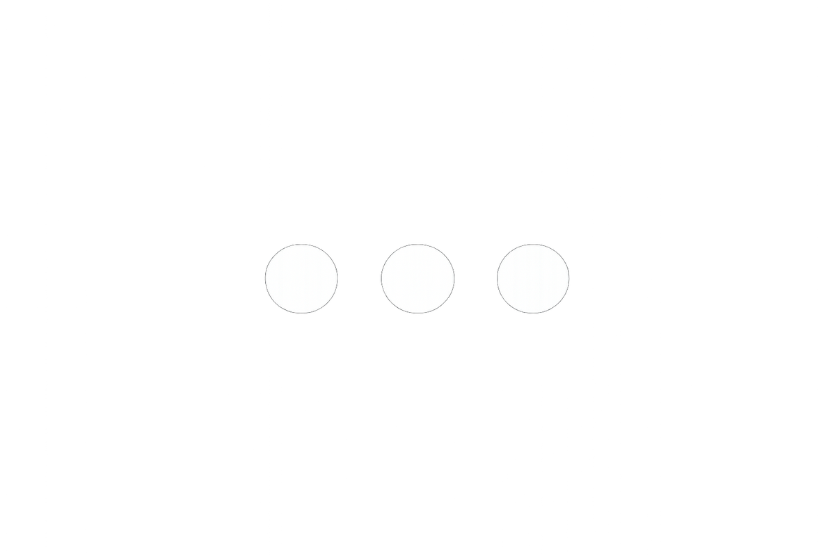 white three dots icon